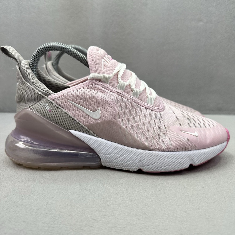 Womens 7 / 5.5Y Nike Air Max 270 Shoes Pink Foam Athletic Running Sneakers